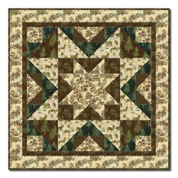 Rustic Woodland Star Quilt Kit