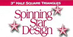 3" Half-Square Triangle Templates by Spinning Star Design