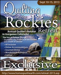 2013 Quilting in the Rockies Retreat