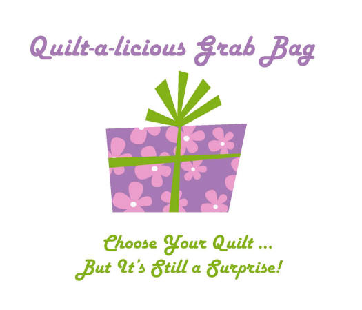 Quilt-a-licious Grab Bag!  <br> Whispers in the Wind Lap Size Quilt with Backing
