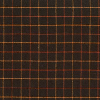Homespun Fabric Pumkin Patch Plaid - Black & Orange Checksby Renee Nanneman for Andover Fabrics