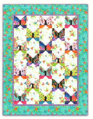 Quilter's fun: New, Free, Butterfly Quilt Pattern