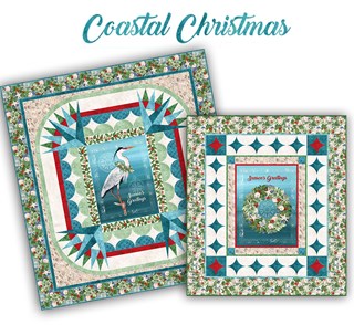 Pre-Order & Save $45.30!  Coastal Christmas Combo Quilt Kit