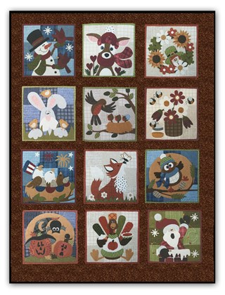 Last One! Little Quilts Squared -Hanging Calendar Series Pattern