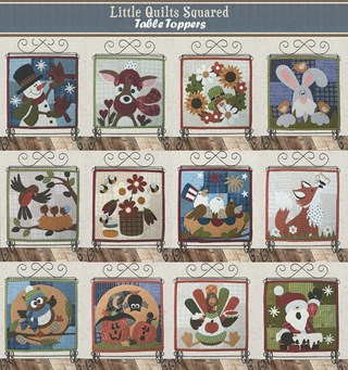 Last One! Little Quilts Squared -Hanging Calendar Series Pattern