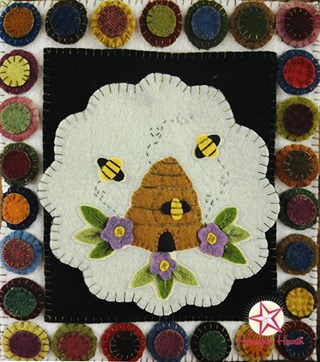 Penny Around Wool Applique Block of the Month
