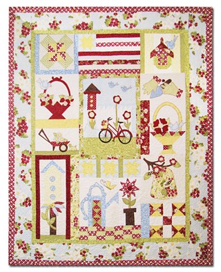 Petal Pushers Block of the Month by Pearl Louise