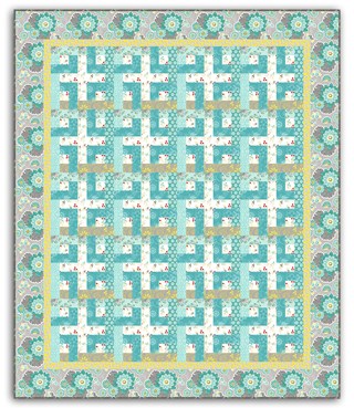 California Dreamin' Twin Quilt Download Pattern