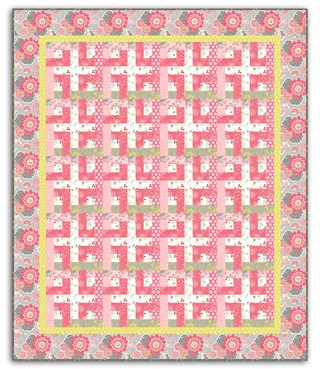 California Dreamin' Twin Quilt Download Pattern