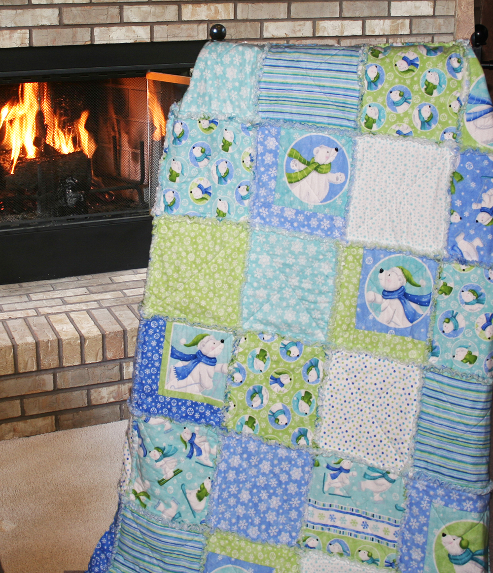 Baby boy best sale rag quilt