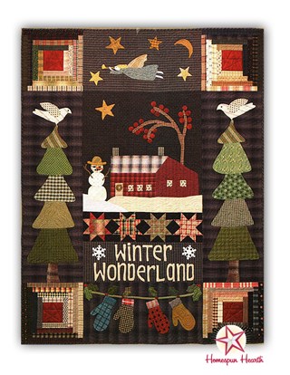 Winter Wonderland Quilt Kit - Wool Appliqué