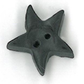 Medium Black Star by  Just Another Button Company
