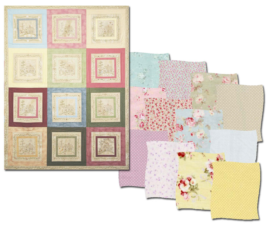 Bareroots Little Stitchies Quilt & Stitchery Kit by Bareroots