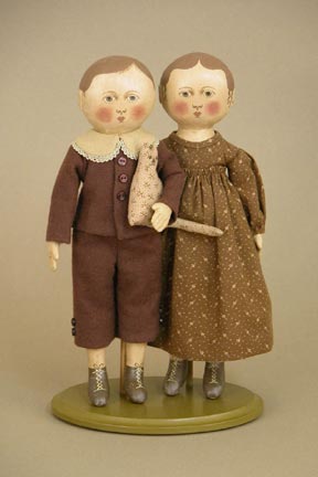 Historical Folk Doll Series Kit 6 Homemade Raggedy Type 15 Inch Gail Wilson 