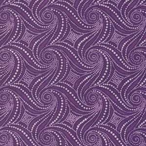 Duquesa II Quilting Fabric - Lavender Swirls