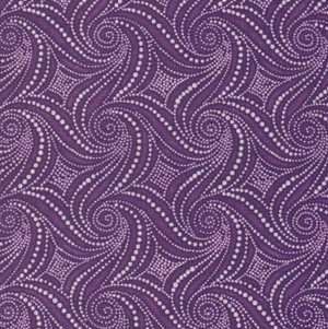 Duquesa Ii Quilting Fabric - Lavender Swirls