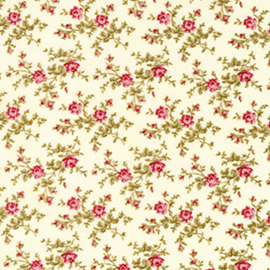 Rose Rochelle - Mini Roses On Cream - Lakehouse Dry Goods By Holly 