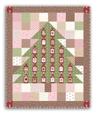 Charming Countdown to Christmas Advent All-Inclusive Wallhanging Quilt