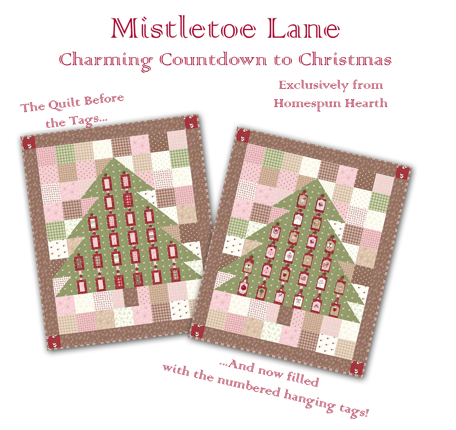 Mistletoe Lane MODA Charm Pack 