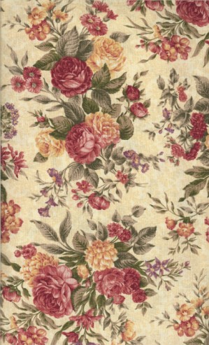 Heirloom Garden Quilt Fabric by Marie Osmond