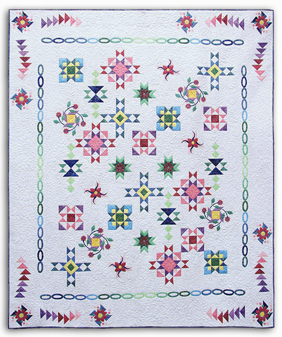 North by Northwest Quilt Kit by Whirligig Designs