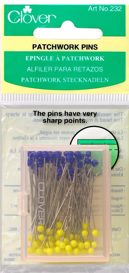 Quilting Pins (Fine), Iron-Proof Glass