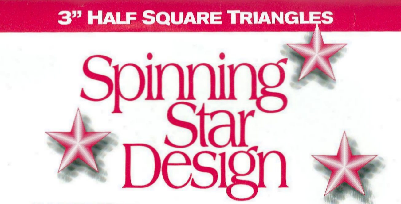 3 quot half square triangle templates by spinning star design candycane template