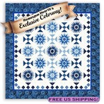 Arctic Blossom Queen Size Quilt Kit - A Polar Compass Exclusive