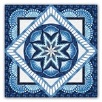 Honeycomb -King Size Midnight Awakening Quilt Kit - a Judy Niemeyer Design and Exclusive Homespun Hearth Colorway!