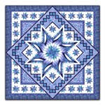 Mystic Reef Queen Size Quilt Kit - A Turtle Island Exclusive<br>300 Day Quilt Challenge ~ Quilt #10