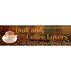 Mystery!  Quilt & Coffee Lover's Mystery - Coffee & Rummy Wall Hanging - WITH Backing