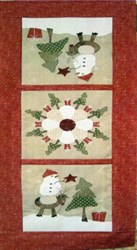Around The Christmas Tree Table Runner Pattern <br>by Fig 'n' Berry Creations