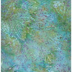Island Batik - LIGHT Blue/Green Speckle
