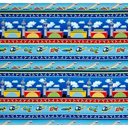 End of Bolt - 48"- Airshow Border Stripe - #1218 - by by First Blush Studios for He