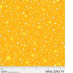 31" Remnant - Winter Lights Yellow Stars & Spots