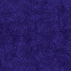 Hoffman Batiks - Violet Sunflowers