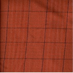 Need'l Love Wools - Dark Orange Plaid - by Renee Nanneman for Andover Fabrics