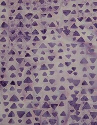 End of Bolt - 63" - Anthology Hand Made Batik - Lavender Print
