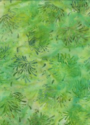 Anthology Art Inspired Collection Hand Made Batik -Green Floral