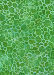 Anthology Agate Collection Batik Print- Green Pattern