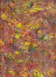 19" Remnant - Anthology Hand Made Batik - Autumn-Color Stories