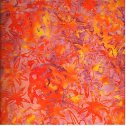 Anthology Hand Made Batik - Purple/Orange