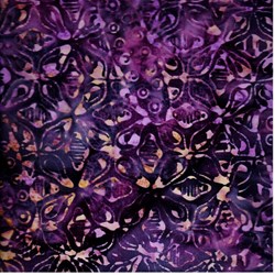 Anthology Hand Made Batik -Dark Purple Print