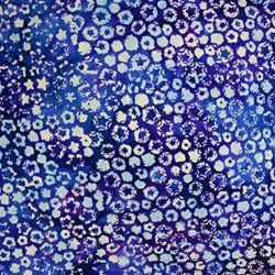 Anthology Hand Made Batik - Blue Stars & Spots