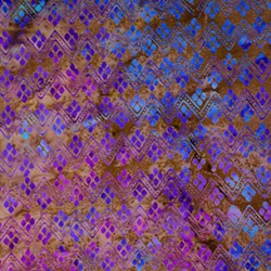 Anthology Hand Made Batik - Blues/Purples Geometric