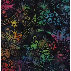 24" Remnant  - Tonga Batiks -Rainbow B6075