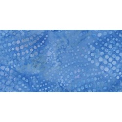 Island Batik Cotton Blenders- Blue Dots #BE23-D1
