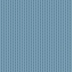 24" Remnant - Blue Sky - Blue with Blue Mini Stripe - by Edyta Sitar of Laundry Basket Quilts for Andover Fabrics