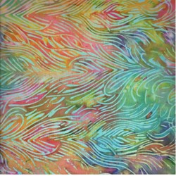 Minimum 2 Yard PurchaseIsland Batik- Multi Color Seaweed