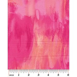 13" Remnant - Patio Prints in Pinks by Kanvas for Benartex #6519-22